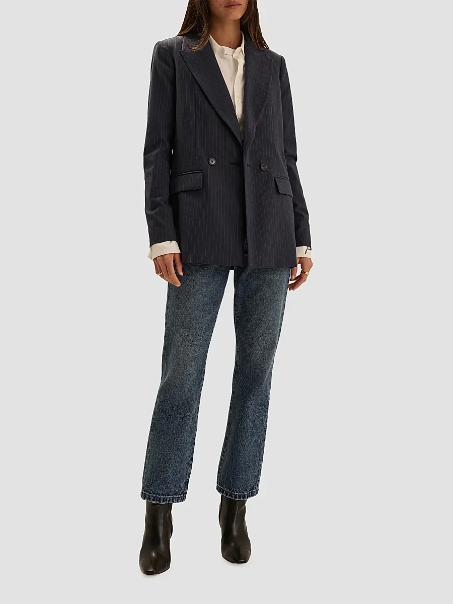 Favorite Daughter Women's The Suits You Pinstripe Blazer | Thumbnail 2 Favorite Daughter Women's The Suits You Pinstripe Blazer | Thumbnail 2