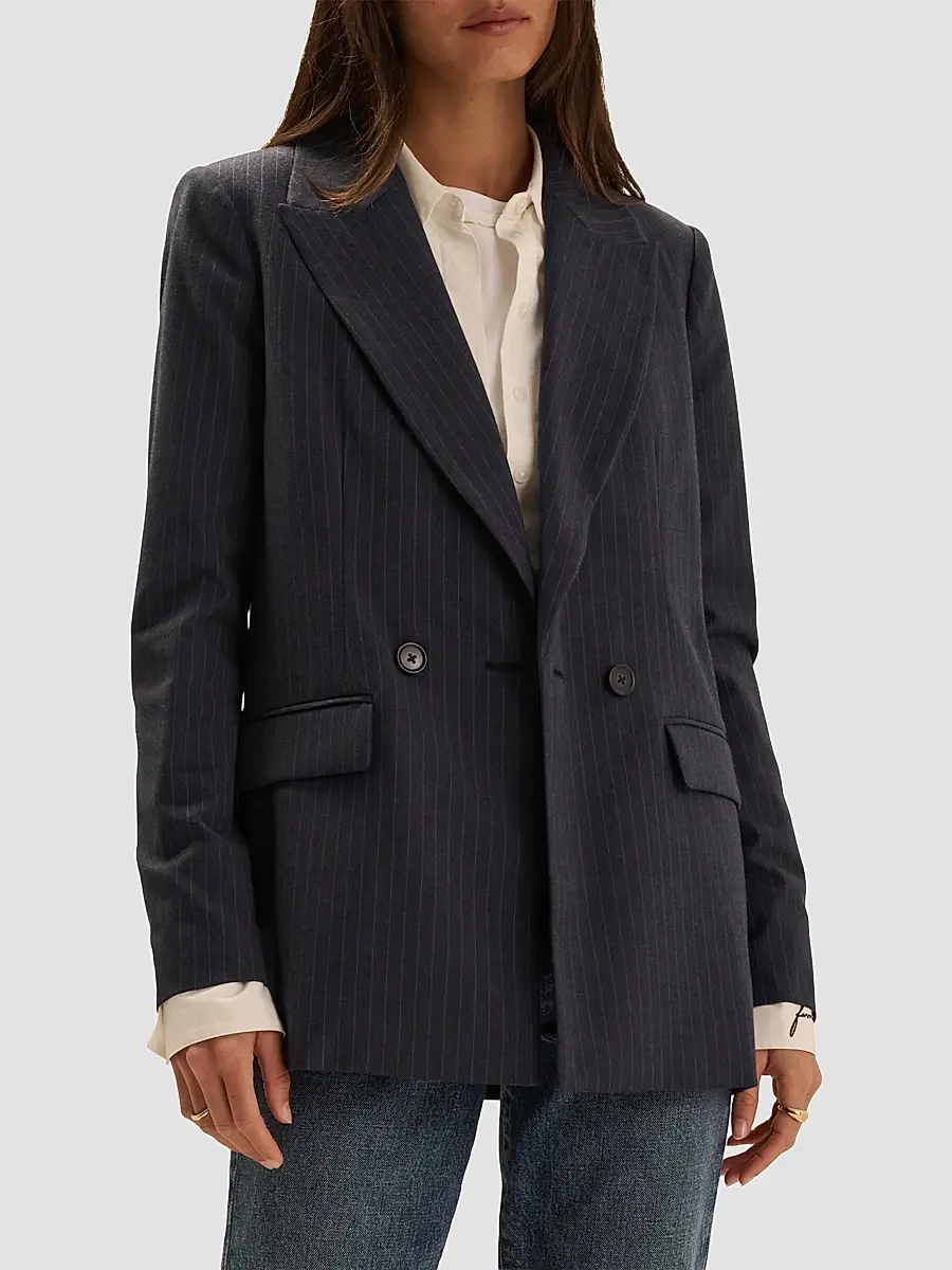 Favorite Daughter Women's The Suits You Pinstripe Blazer | Thumbnail 4 Favorite Daughter Women's The Suits You Pinstripe Blazer | Thumbnail 4