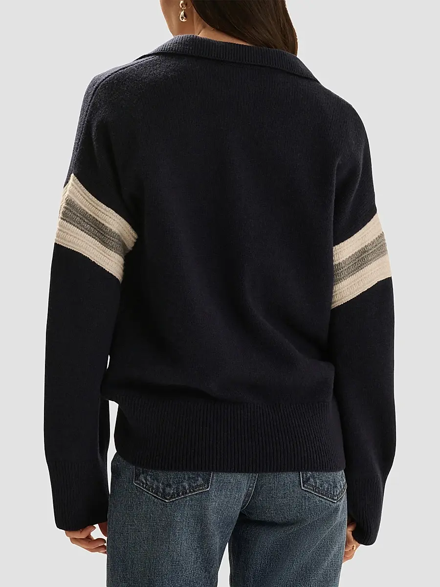 Favorite Daughter Women's The Grace Wool-Cotton Sweater | Thumbnail 3 Favorite Daughter Women's The Grace Wool-Cotton Sweater | Thumbnail 3