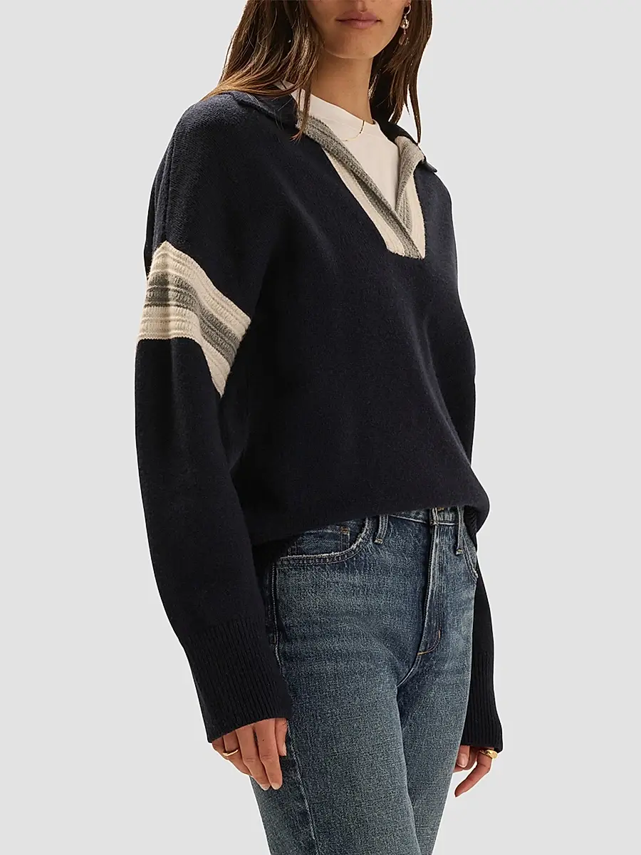 Favorite Daughter Women's The Grace Wool-Cotton Sweater | Thumbnail 5 Favorite Daughter Women's The Grace Wool-Cotton Sweater | Thumbnail 5