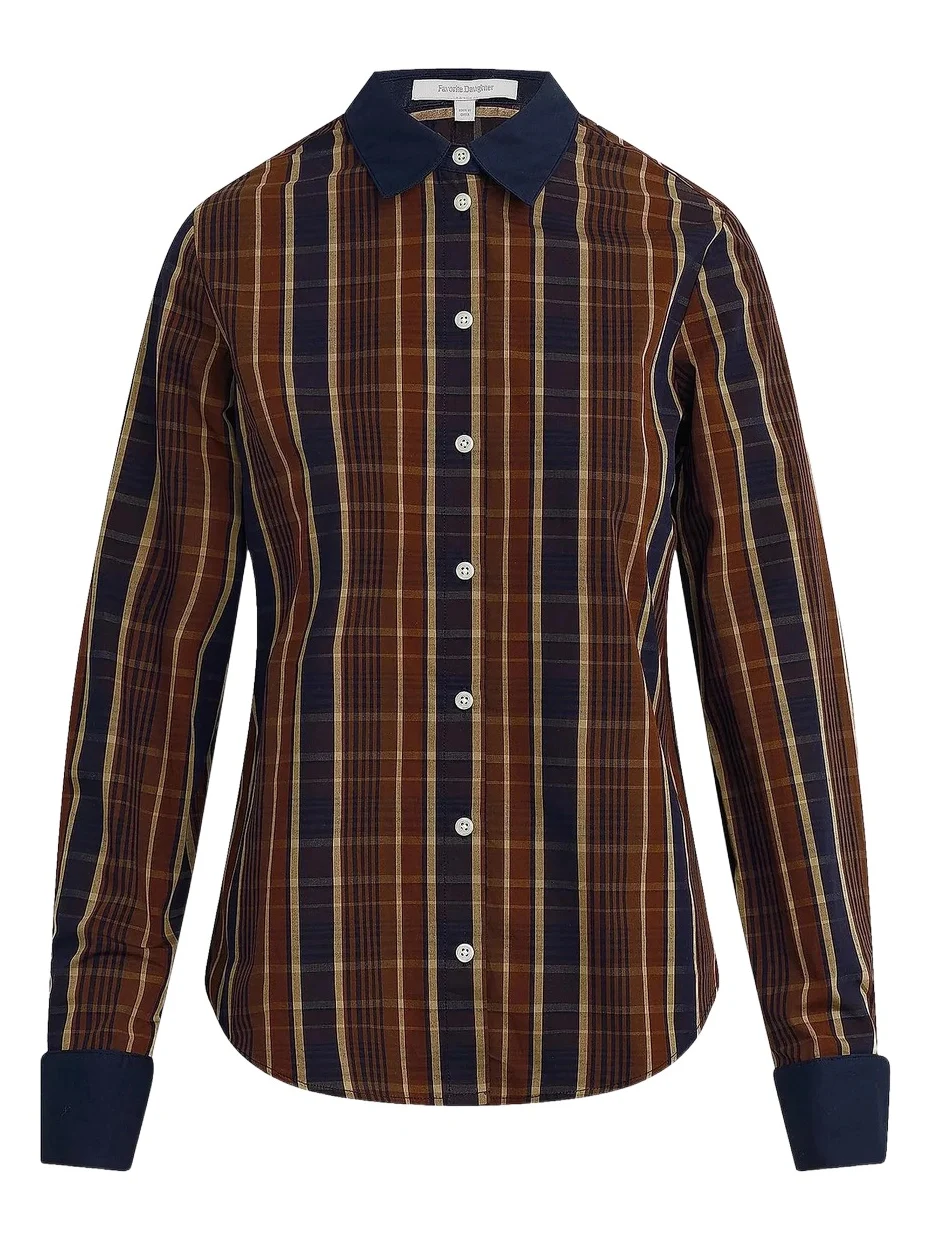 Women's The Cuffed Cotton Statement Striped Shirt Women's The Cuffed Cotton Statement Striped Shirt
