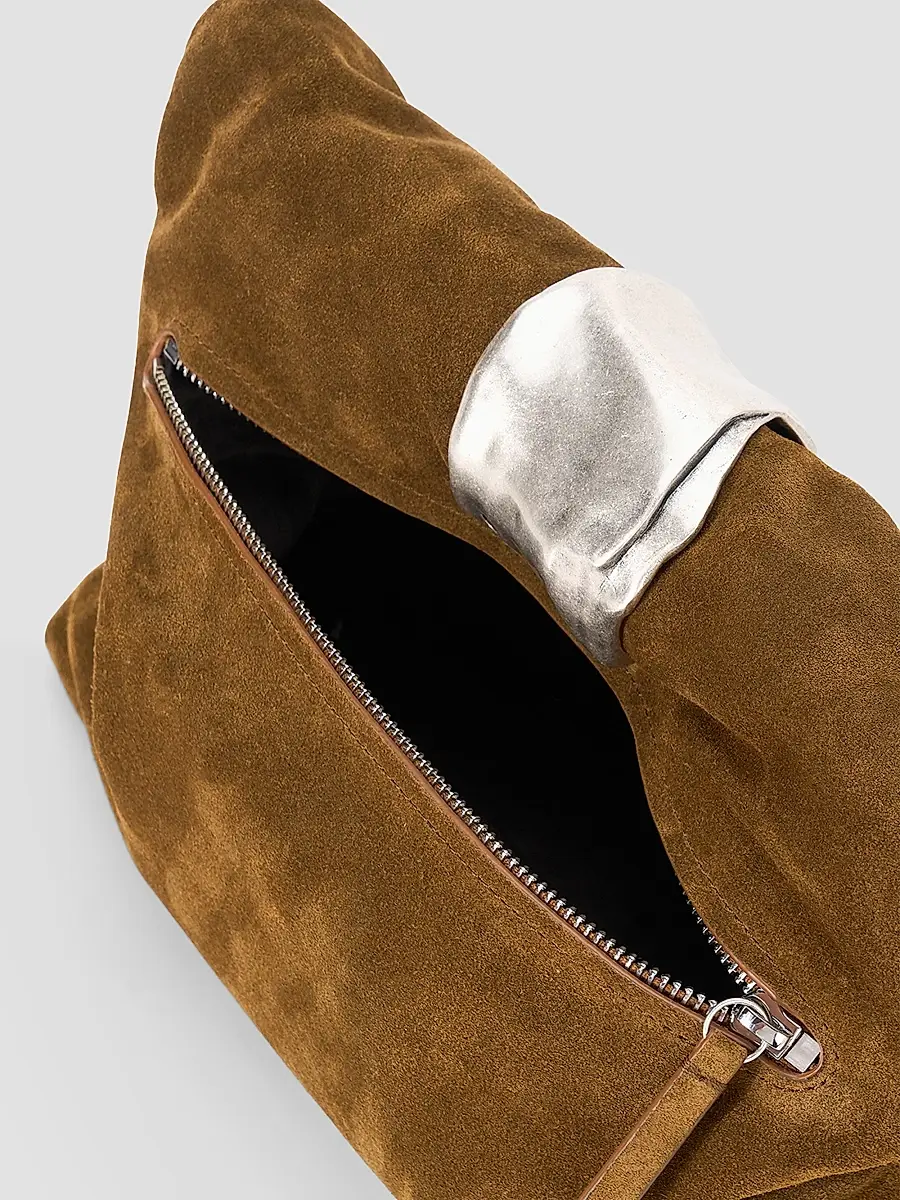 Staud Women's Cuff Suede Clutch | Thumbnail 4 Staud Women's Cuff Suede Clutch | Thumbnail 4