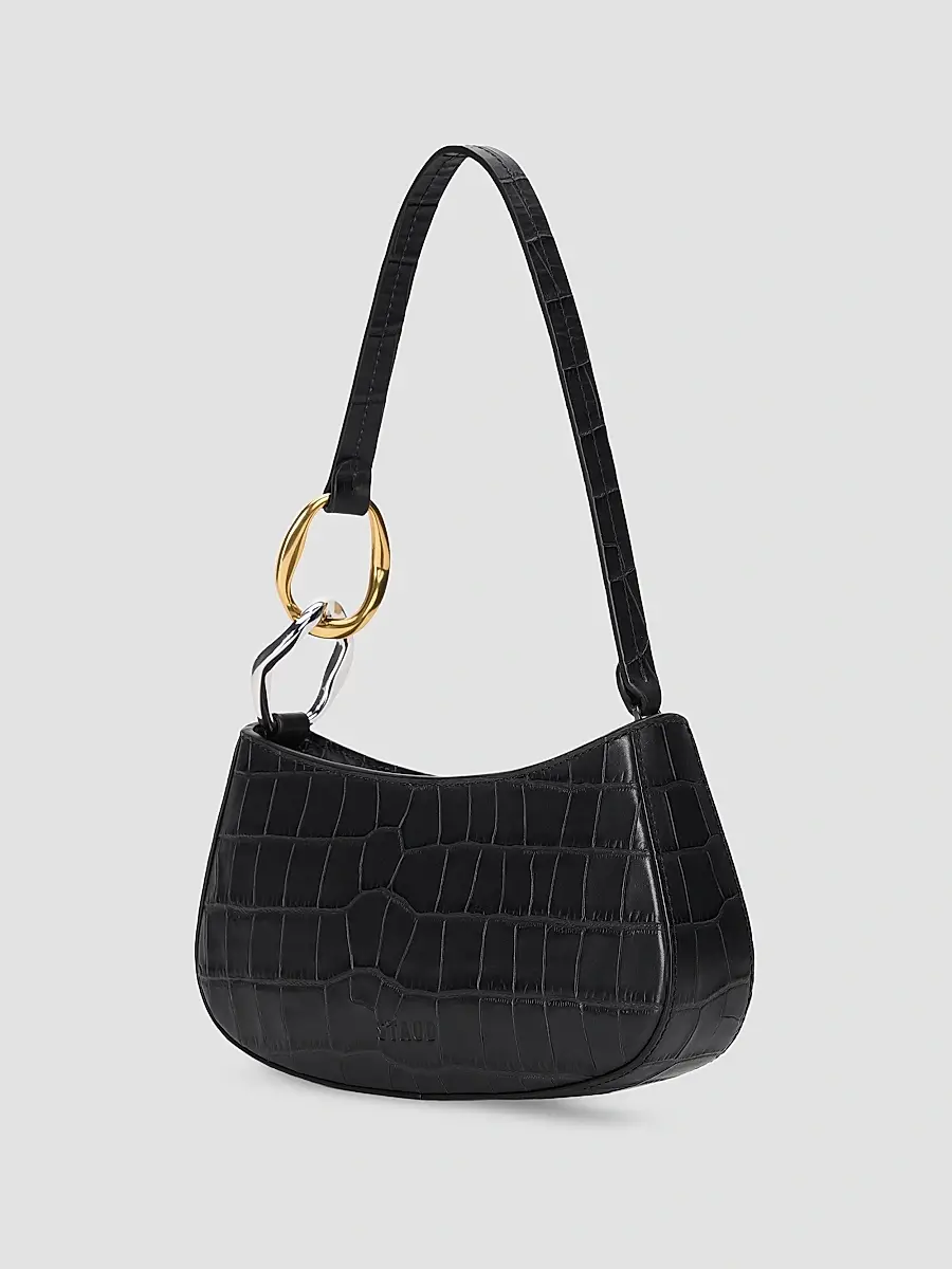 Staud Women's Ollie Croc-Embossed Leather Shoulder Bag | Thumbnail 2 Staud Women's Ollie Croc-Embossed Leather Shoulder Bag | Thumbnail 2