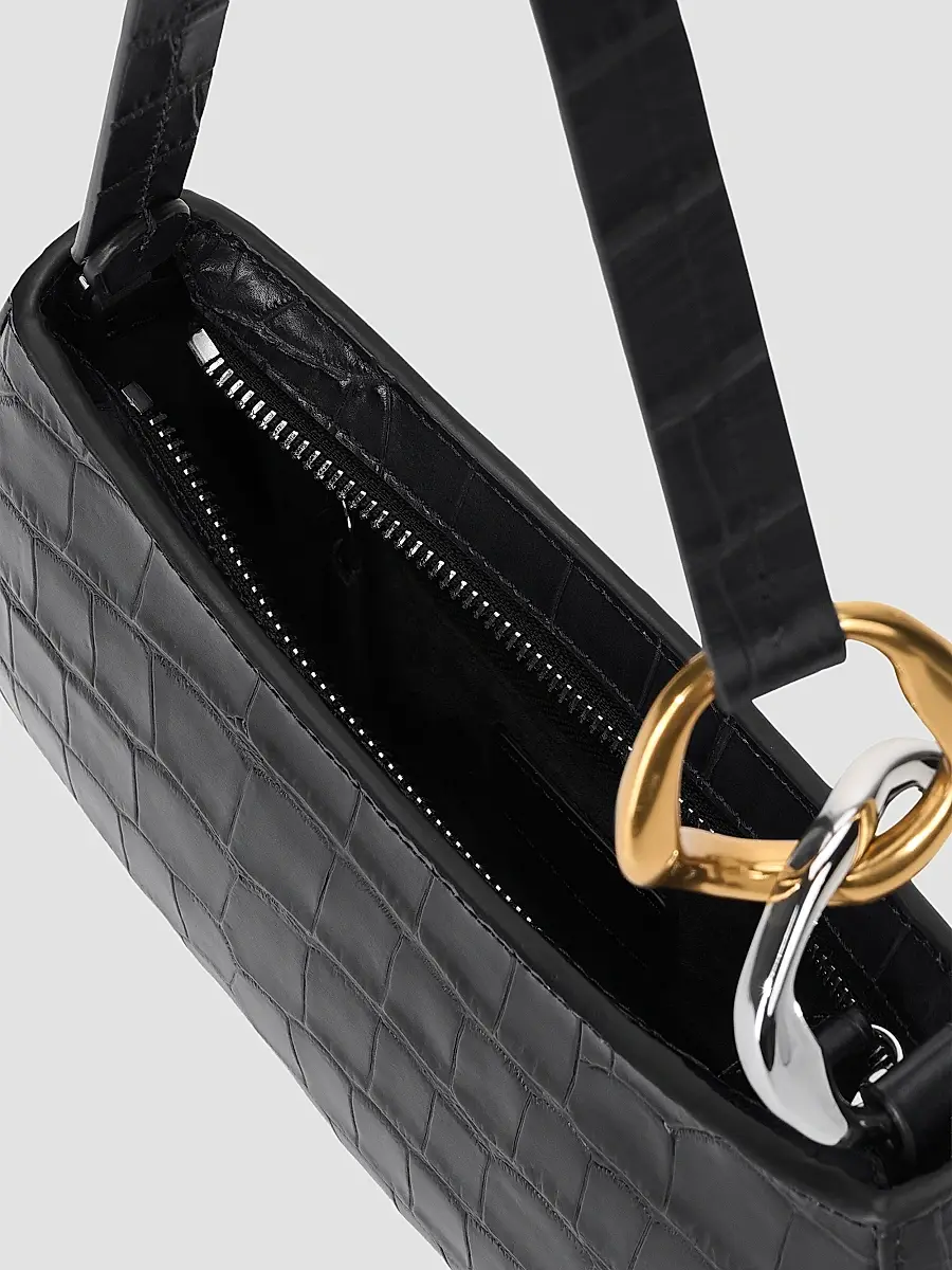 Staud Women's Ollie Croc-Embossed Leather Shoulder Bag | Thumbnail 3 Staud Women's Ollie Croc-Embossed Leather Shoulder Bag | Thumbnail 3