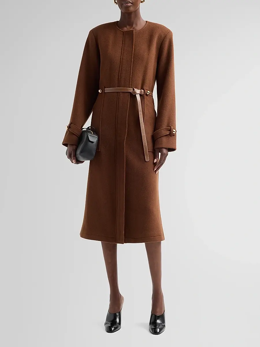 Milly Women's Orly Wool-Blend Coat | Thumbnail 2 Milly Women's Orly Wool-Blend Coat | Thumbnail 2