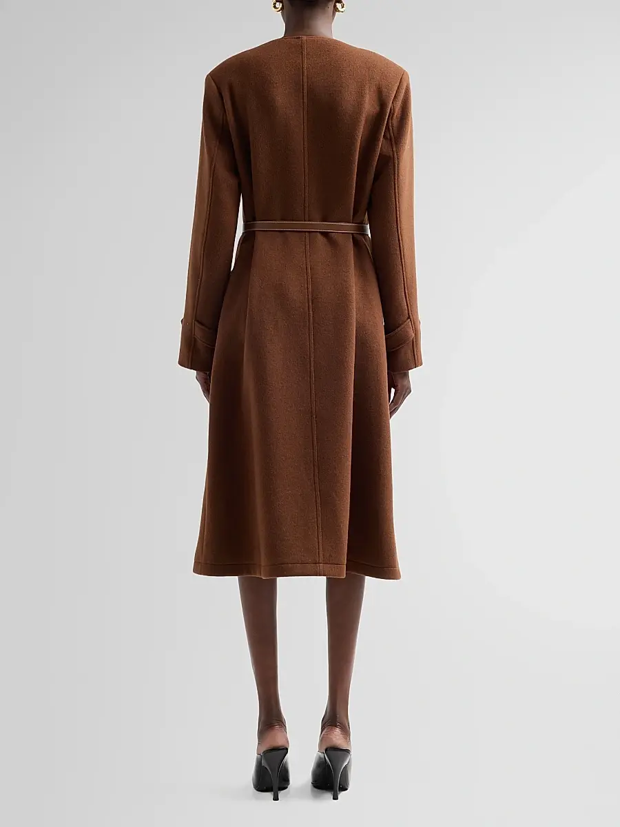 Milly Women's Orly Wool-Blend Coat | Thumbnail 3 Milly Women's Orly Wool-Blend Coat | Thumbnail 3