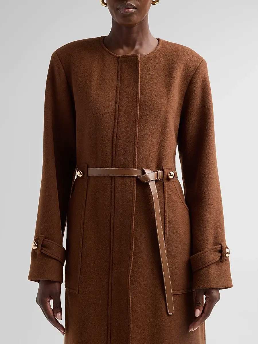 Milly Women's Orly Wool-Blend Coat | Thumbnail 5 Milly Women's Orly Wool-Blend Coat | Thumbnail 5