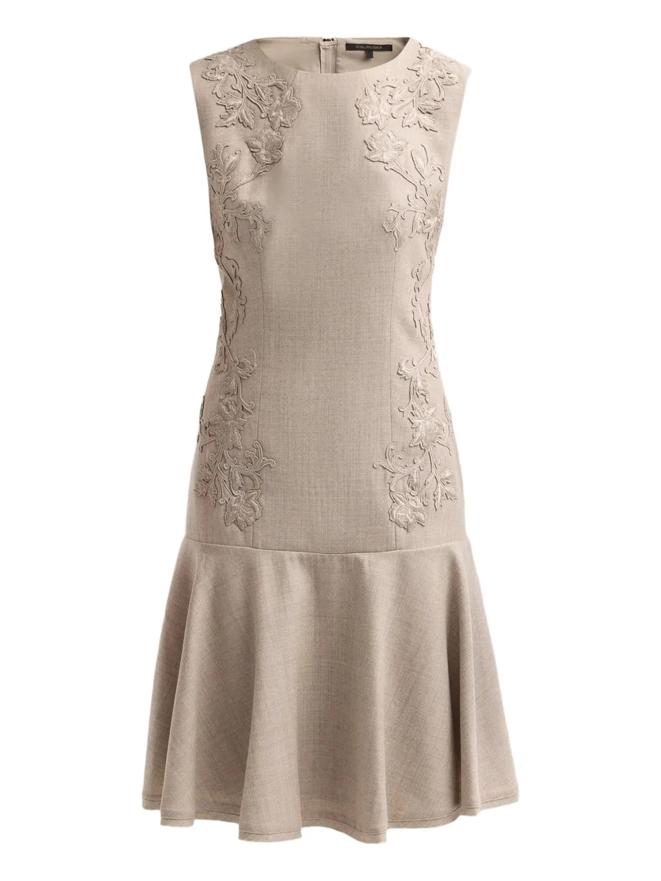 Kobi Halperin Women's Tate Wool Drop-Waist Knee-Length Dress