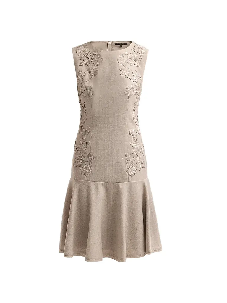 Kobi Halperin Women's Tate Wool Drop-Waist Knee-Length Dress