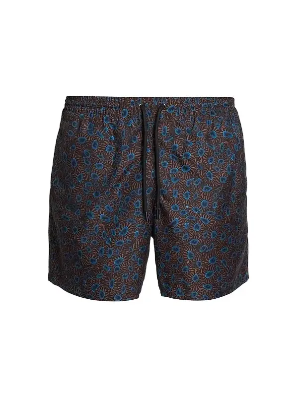 Dries Van Noten Men's Phibbs Abstract Swim Shorts