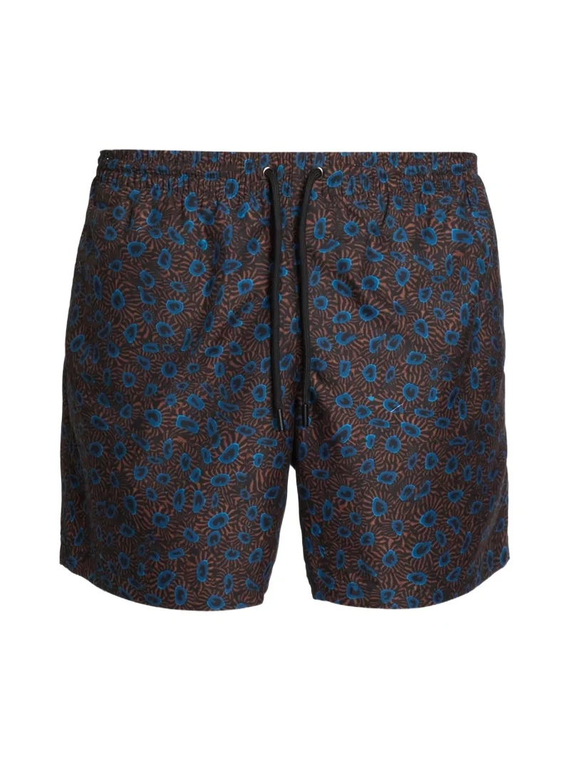 Dries Van Noten Men's Phibbs Abstract Swim Shorts