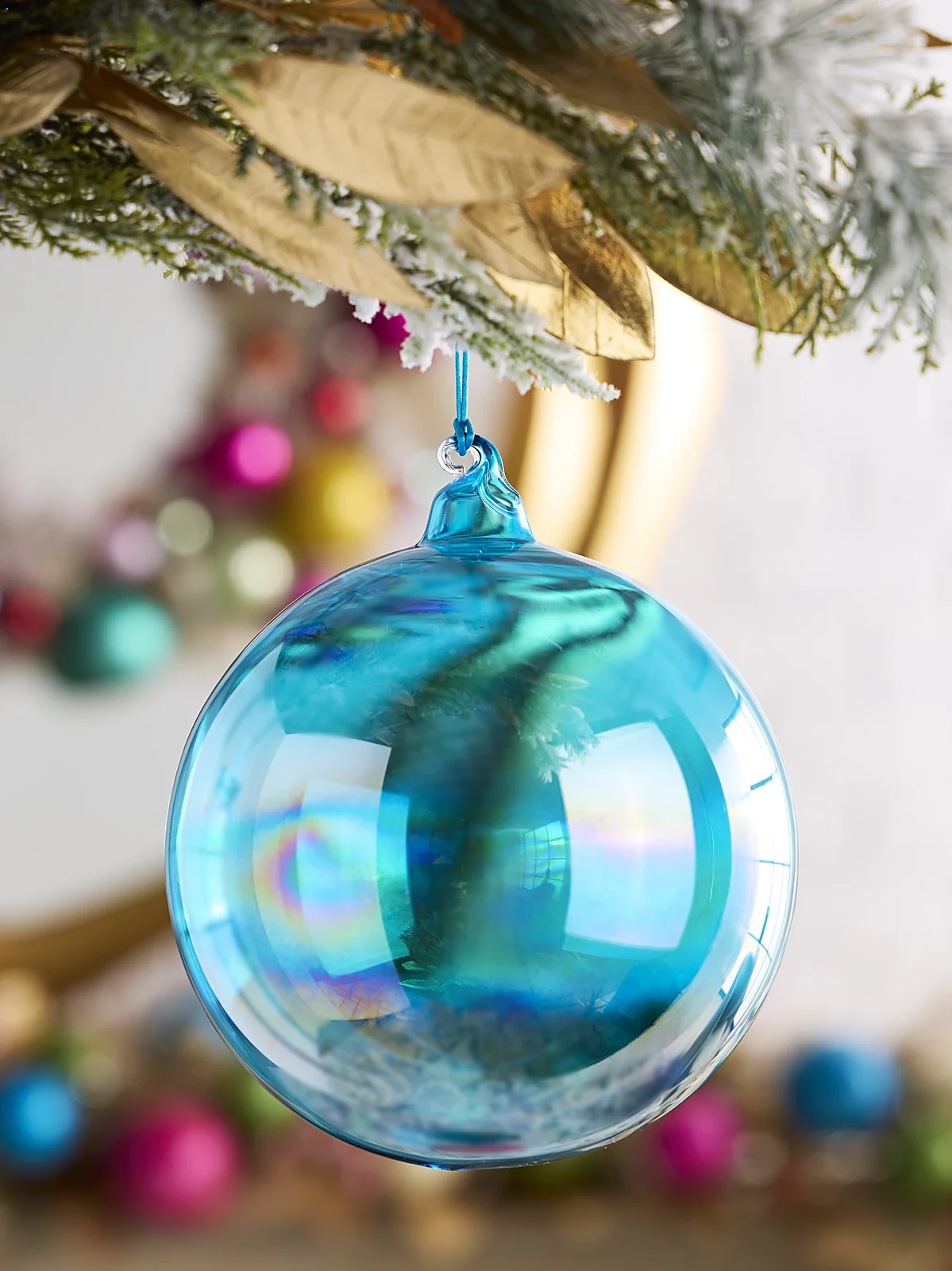 Jim Marvin Holiday Newness Glass Ball Ornament