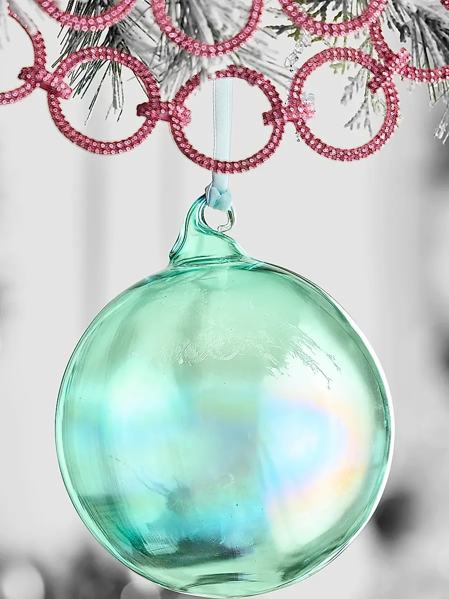 Jim Marvin Bottle Glass Ball Ornament | Image 1 Jim Marvin Bottle Glass Ball Ornament | Image 1