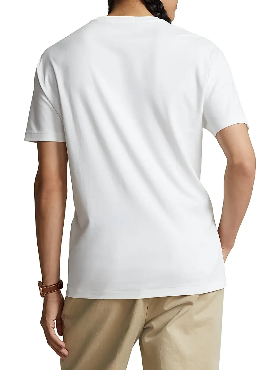 Polo Ralph Lauren Men's Custom-Slim-Fit Soft Cotton T-Shirt | Thumbnail 3 Polo Ralph Lauren Men's Custom-Slim-Fit Soft Cotton T-Shirt | Thumbnail 3