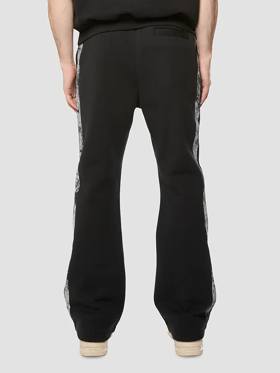 Purple Brand Men's Logo Cotton Fleece Flare Pants | Thumbnail 2
