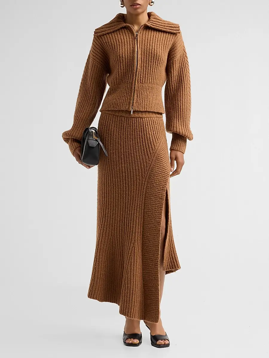 Amur Women's Elsie Knit Maxi Skirt | Thumbnail 2