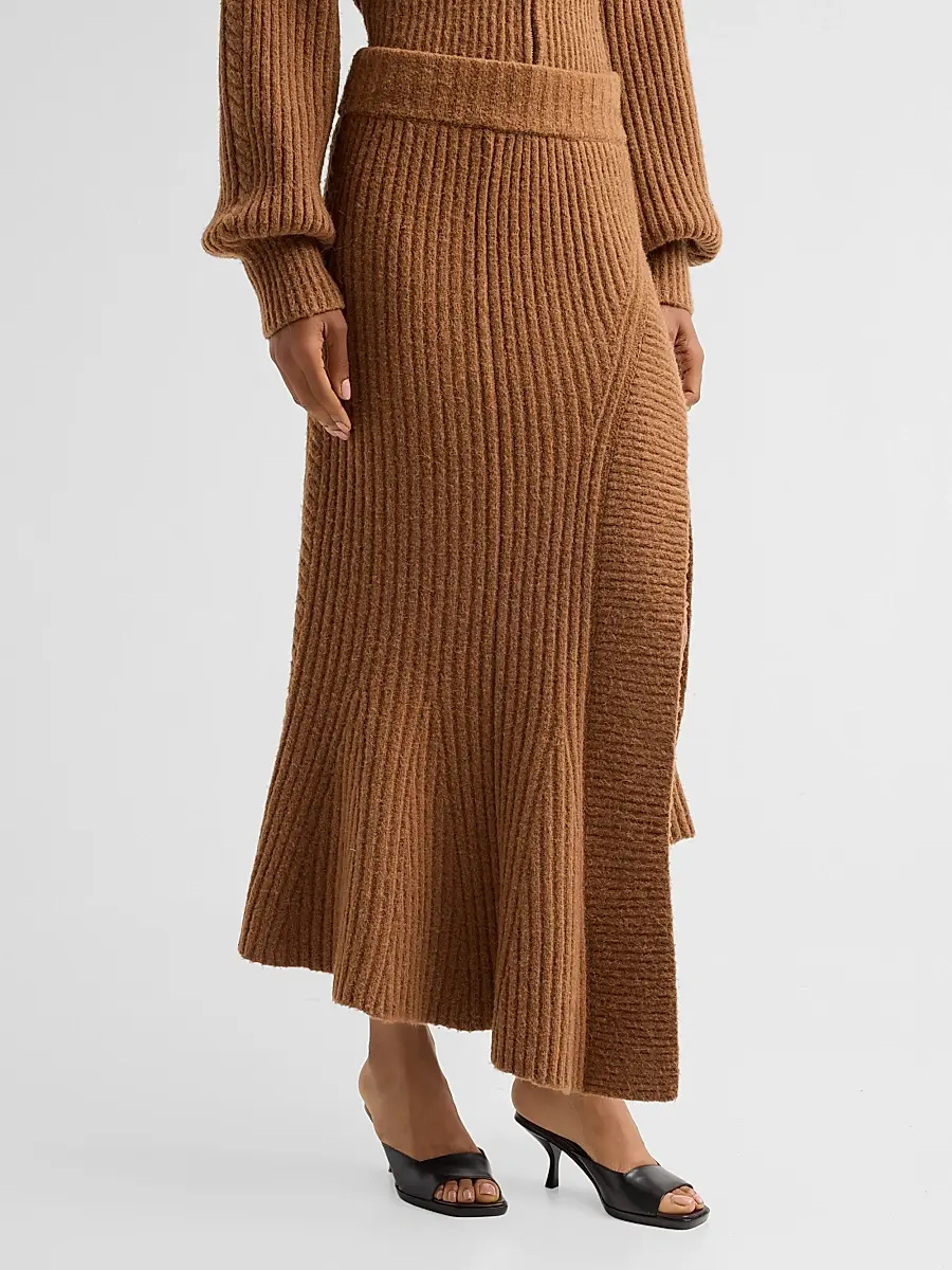 Amur Women's Elsie Knit Maxi Skirt | Thumbnail 4