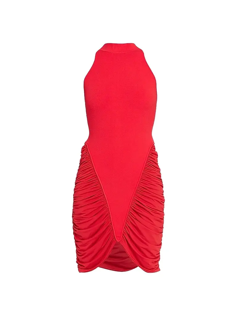 Et Ochs Women's Atticus Ruched Knit Minidress