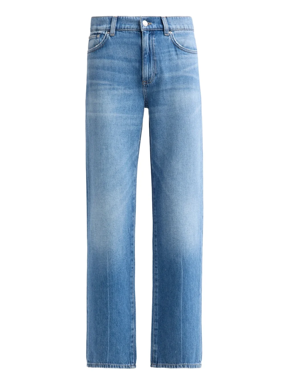 Le Jean Women's 90's Faded Wash Straight Jeans