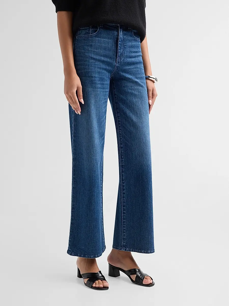 Le Jean Women's Column High-Rise Wide-Leg Jeans | Thumbnail 4 Le Jean Women's Column High-Rise Wide-Leg Jeans | Thumbnail 4