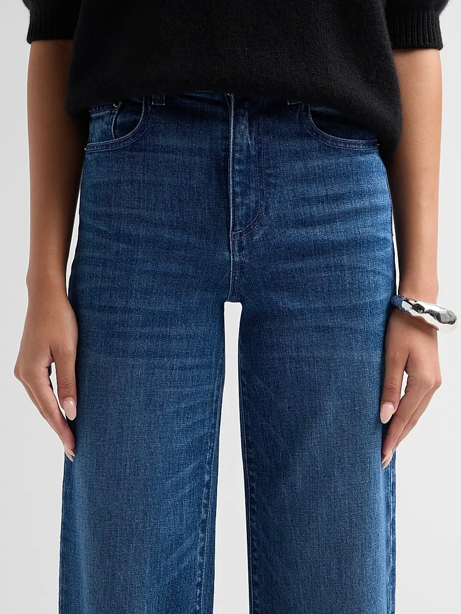 Le Jean Women's Column High-Rise Wide-Leg Jeans | Thumbnail 5 Le Jean Women's Column High-Rise Wide-Leg Jeans | Thumbnail 5