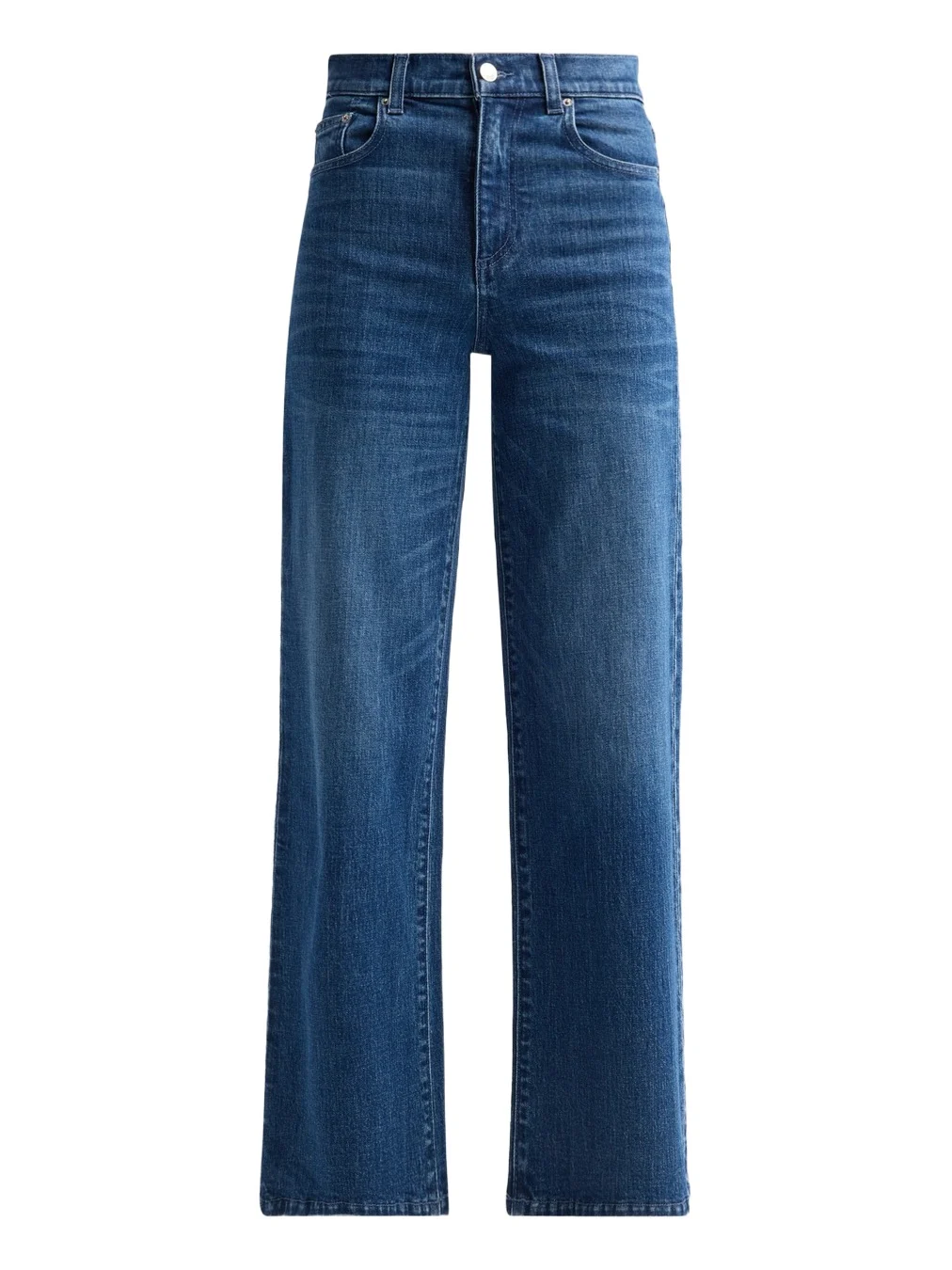 Le Jean Women's Column High-Rise Wide-Leg Jeans