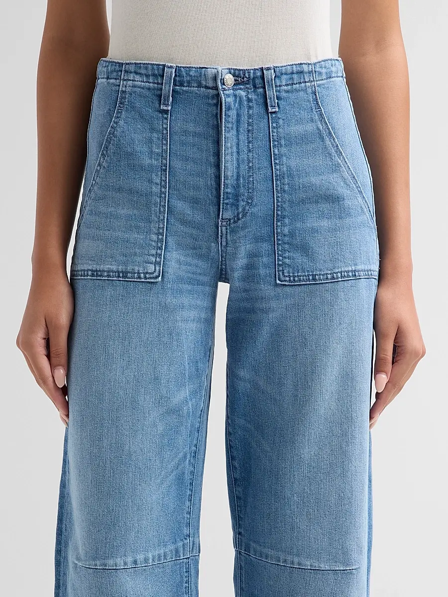 Le Jean Women's Utility Barrel-Leg Crop Jeans | Thumbnail 5 Le Jean Women's Utility Barrel-Leg Crop Jeans | Thumbnail 5