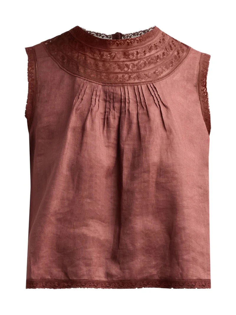Women's Liletta Lace-Trim Top Women's Liletta Lace-Trim Top