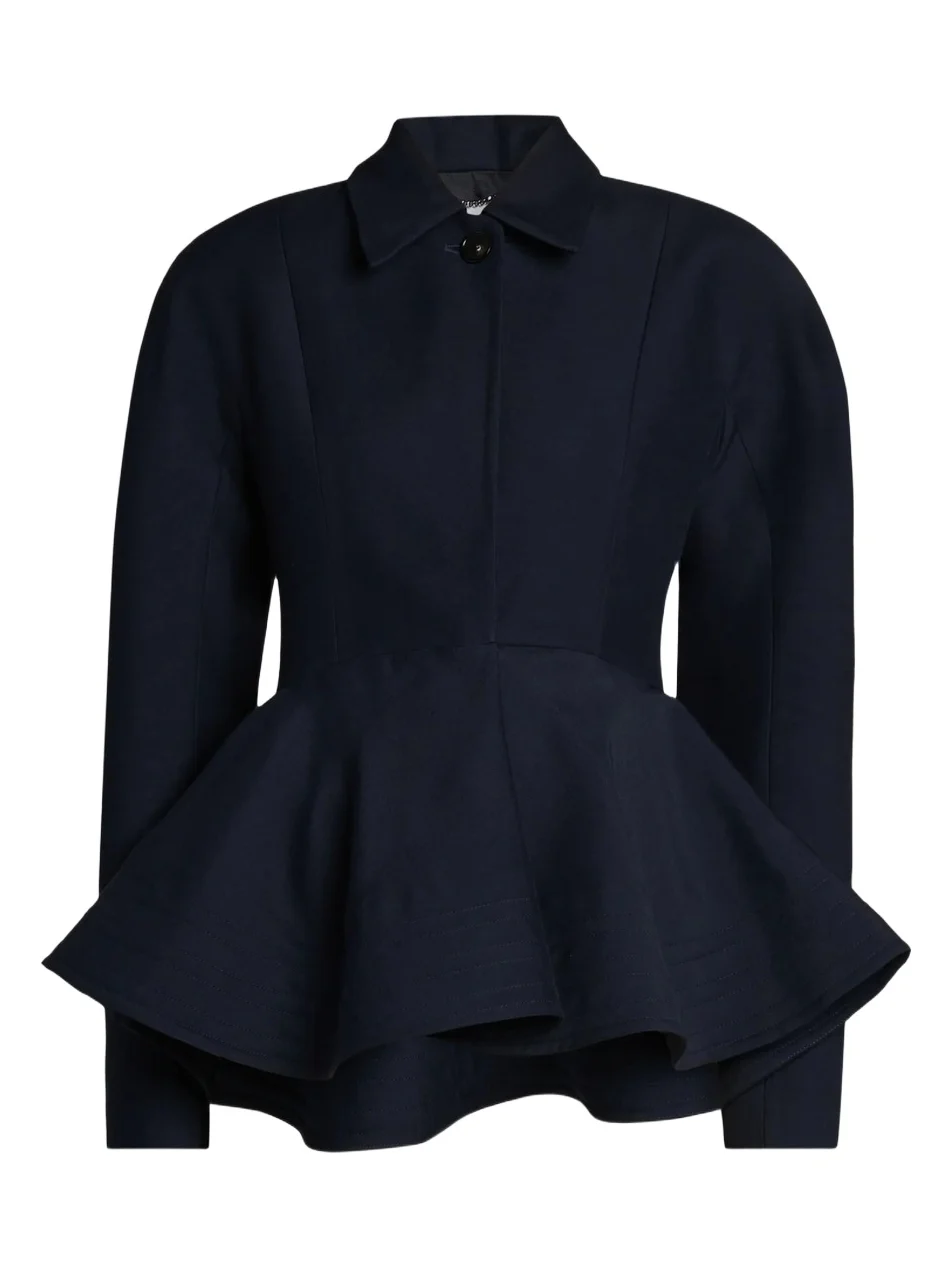 Women's Wool-Blend Peplum Jacket Women's Wool-Blend Peplum Jacket