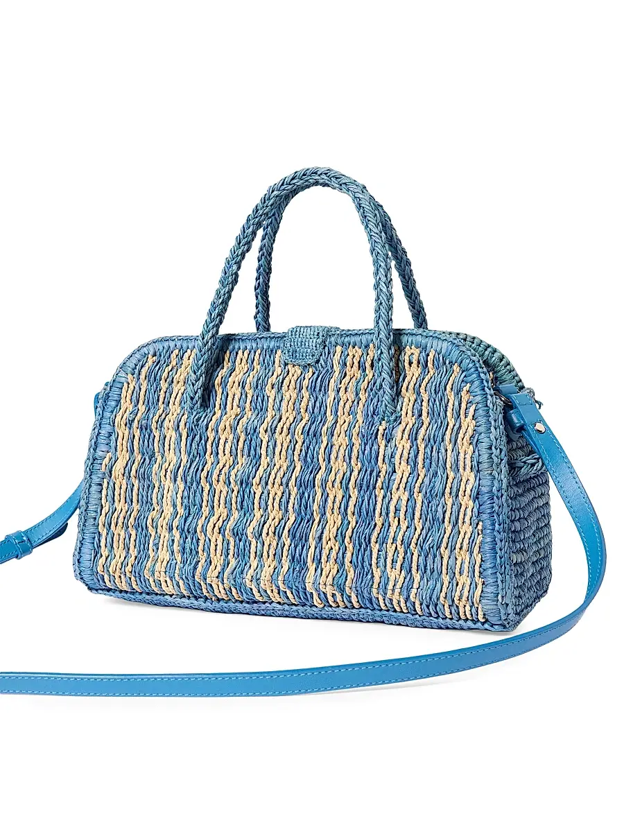 Jacquemus Women's Le Petit Turismo Raffia Tote Bag | Thumbnail 3 Jacquemus Women's Le Petit Turismo Raffia Tote Bag | Thumbnail 3
