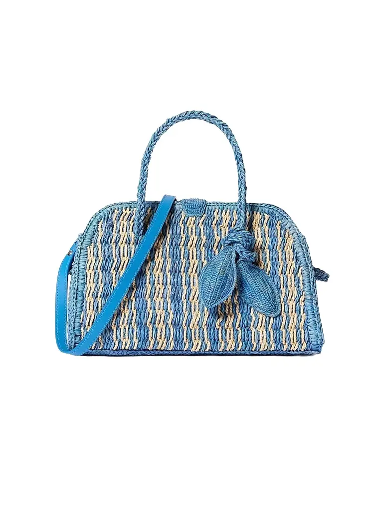 Jacquemus Women's Le Petit Turismo Raffia Tote Bag | Image 1 Jacquemus Women's Le Petit Turismo Raffia Tote Bag | Image 1