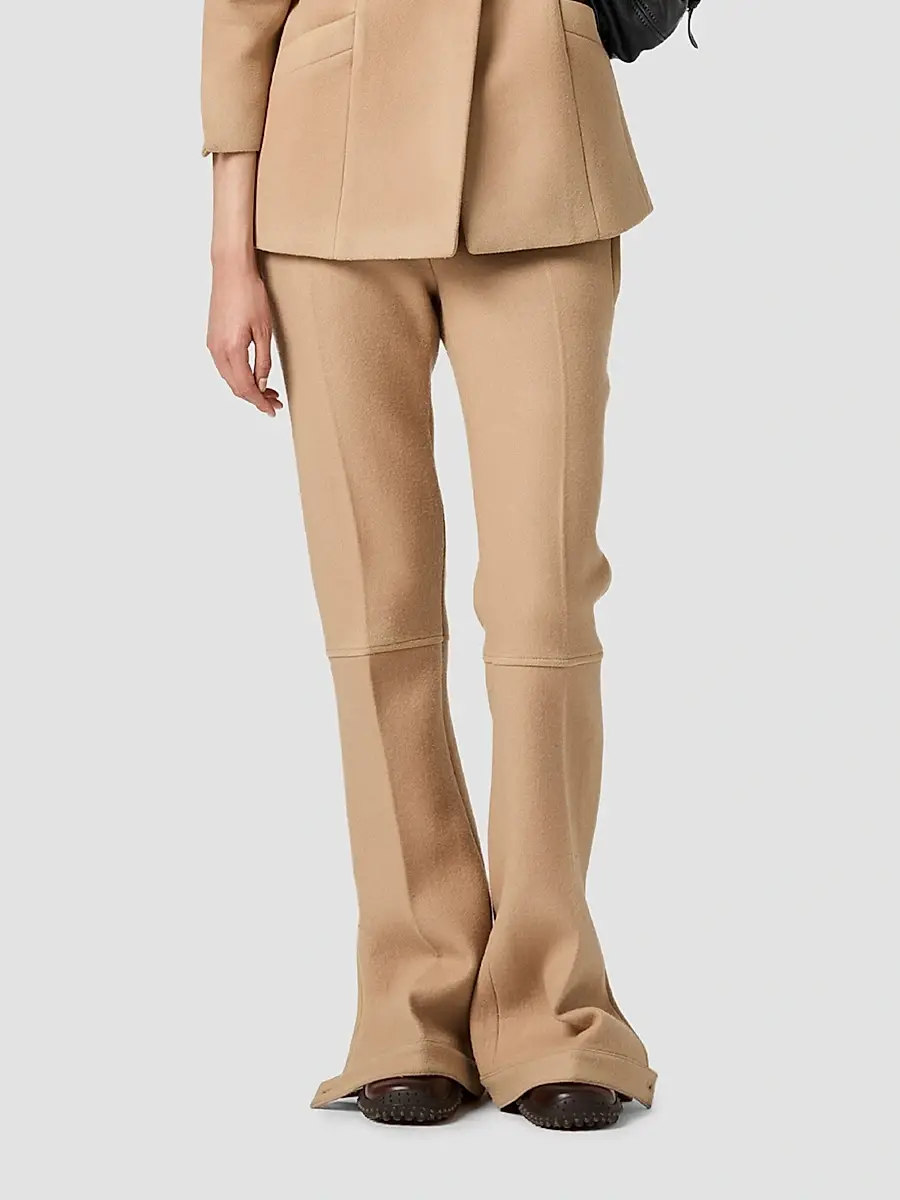 Miu Miu Women's Double Wool Pants | Thumbnail 3 Miu Miu Women's Double Wool Pants | Thumbnail 3