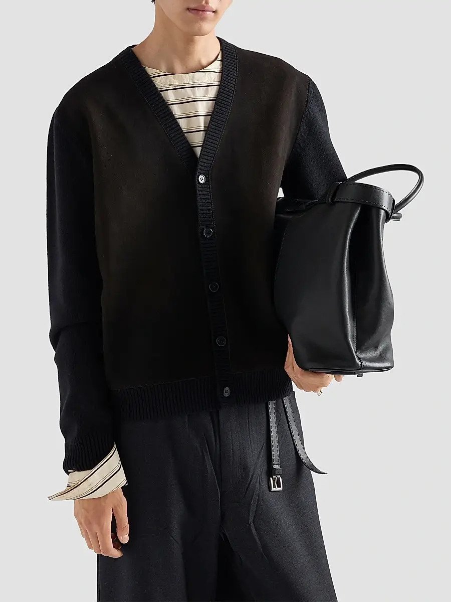 Prada Men's Wool Cardigan | Thumbnail 3 Prada Men's Wool Cardigan | Thumbnail 3