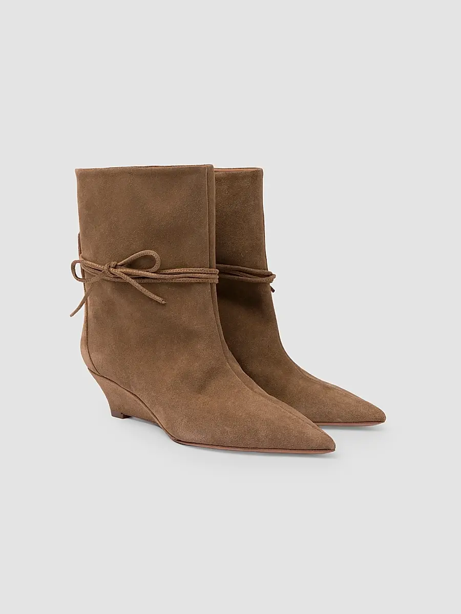 Odissì Women's Gemma Suede Wedge Boots | Thumbnail 2