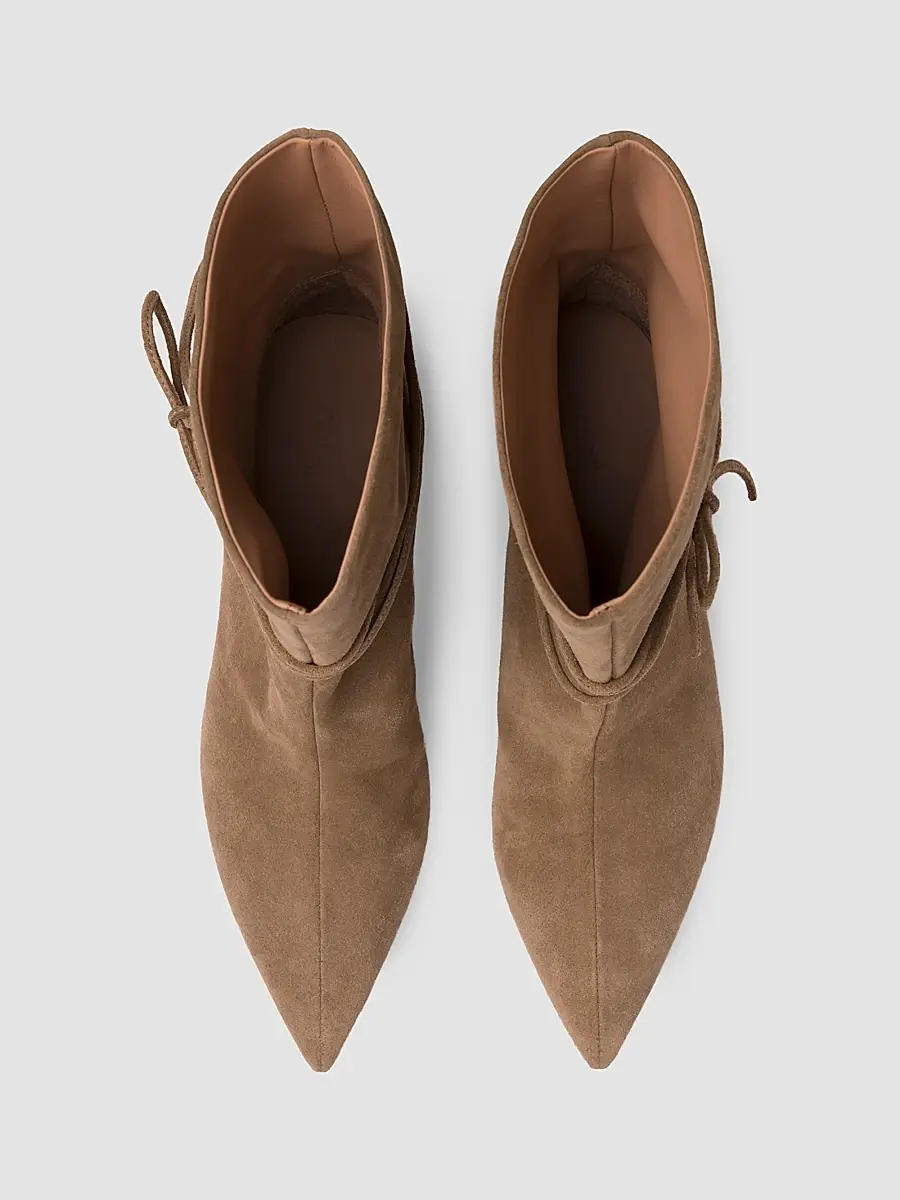 Odissì Women's Gemma Suede Wedge Boots | Thumbnail 3