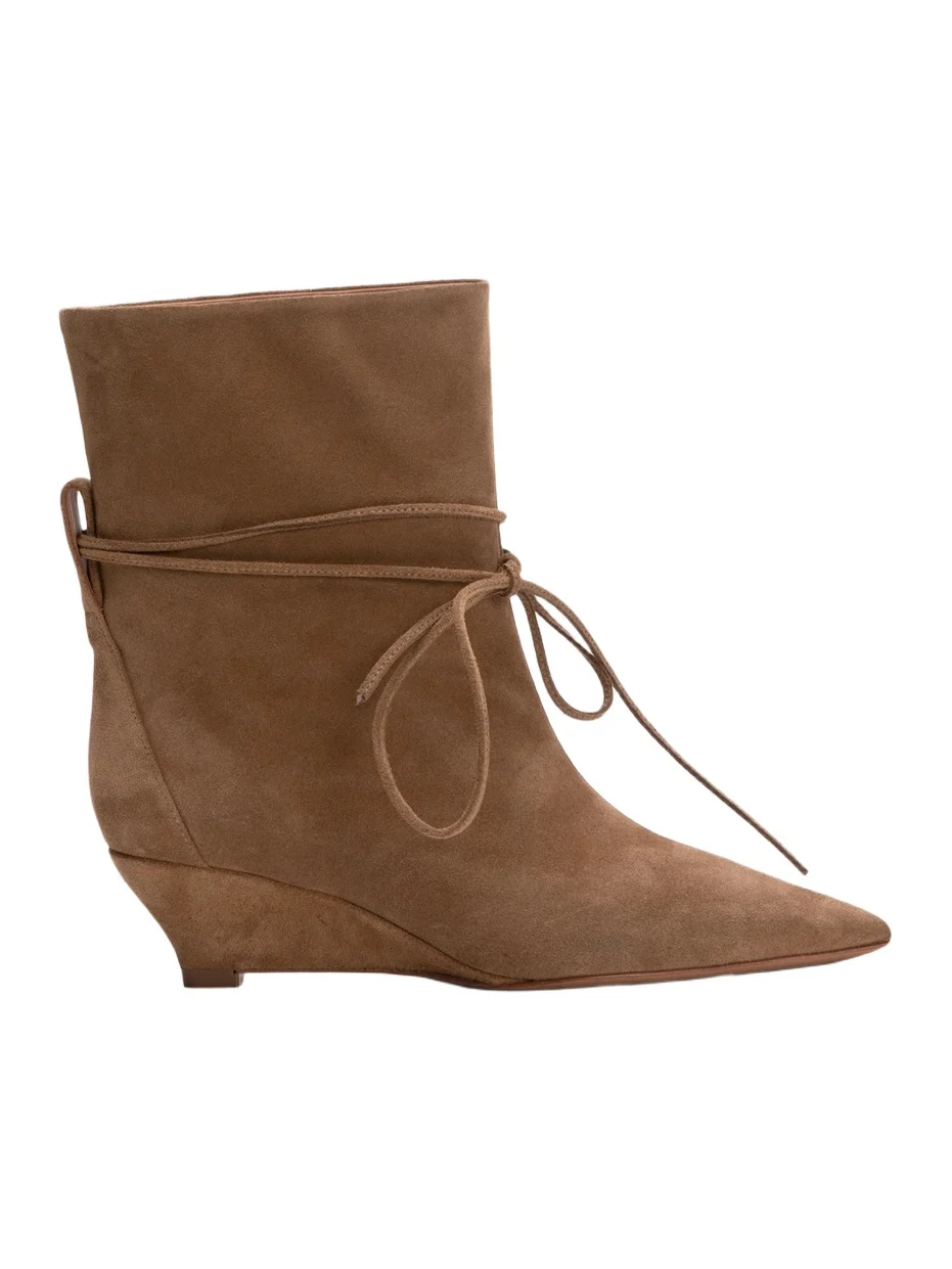 Odissì Women's Gemma Suede Wedge Boots