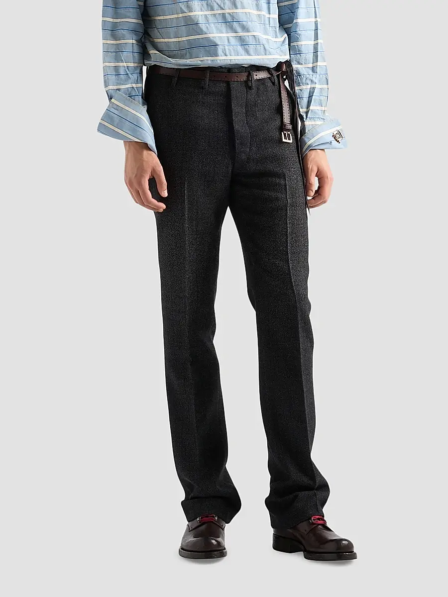 Prada Men's Wool Pants | Thumbnail 2 Prada Men's Wool Pants | Thumbnail 2