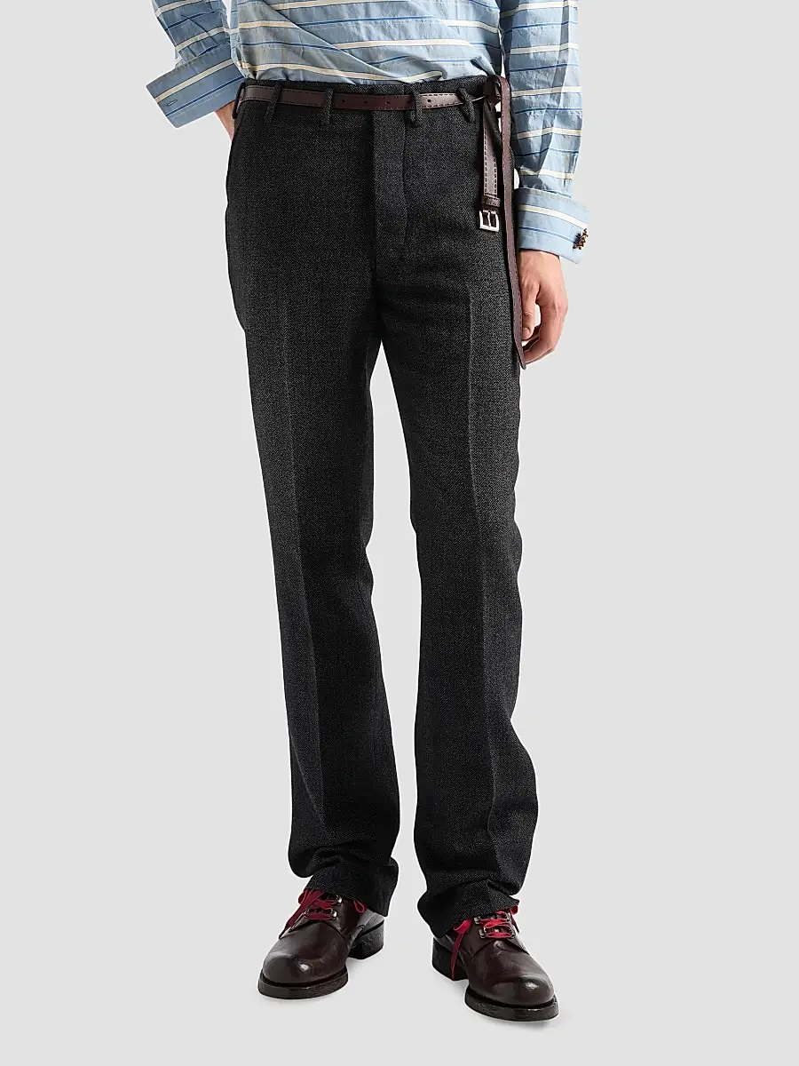 Prada Men's Wool Pants | Thumbnail 4 Prada Men's Wool Pants | Thumbnail 4