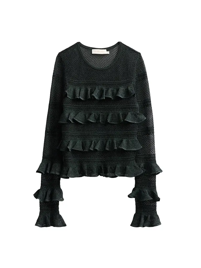 Women's Valiant Lace Frill Top Women's Valiant Lace Frill Top