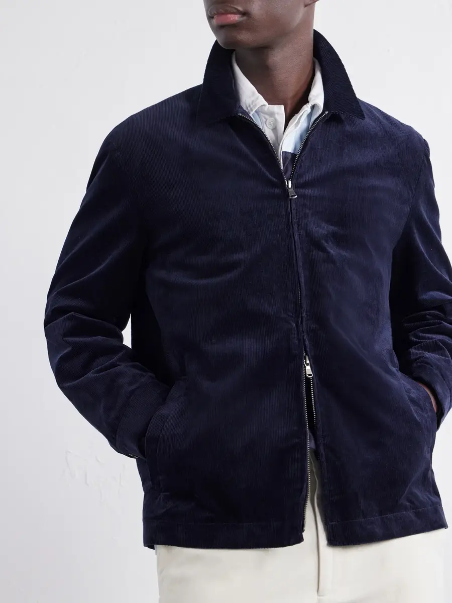 Sunspel Cotton-Blend Corduroy Blouson Jacket - Men | Thumbnail 5
