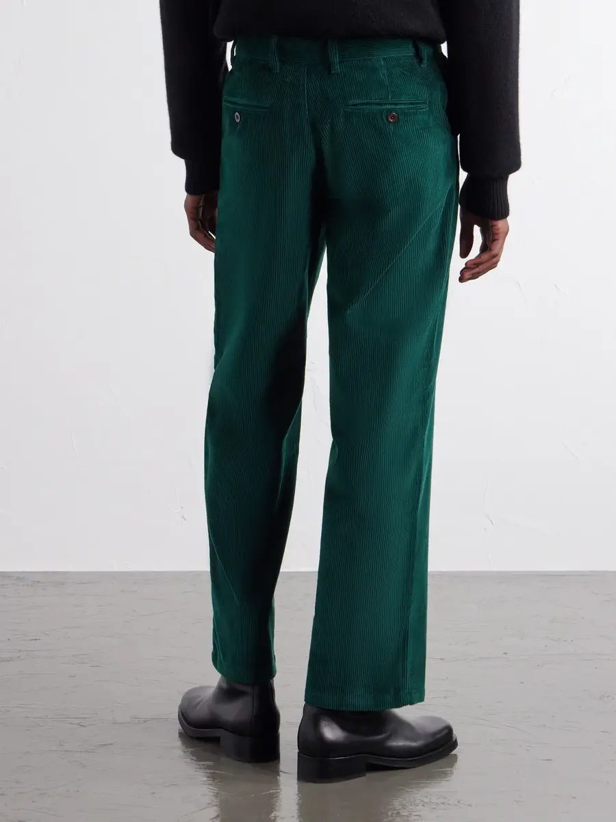 Portuguese Flannel Straight-Leg Cotton-Corduroy Trousers - Men | Thumbnail 4
