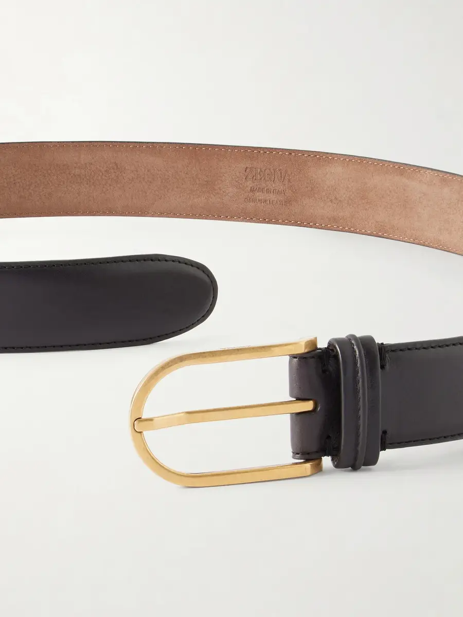 Zegna 3.2cm Leather Belt - Men | Thumbnail 3