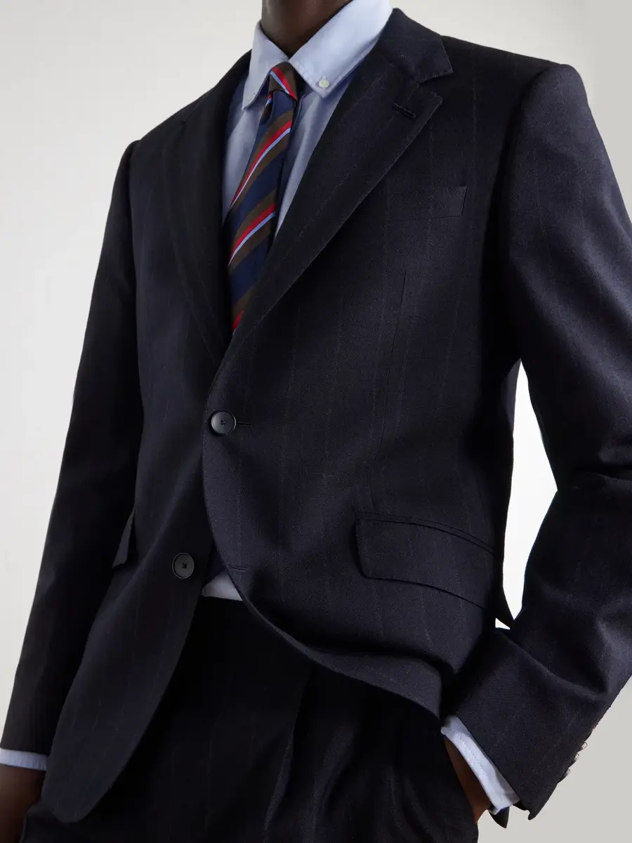 MR P. Slim-Fit Pinstriped Wool-Fresco Blazer - Men | Thumbnail 5 MR P. Slim-Fit Pinstriped Wool-Fresco Blazer - Men | Thumbnail 5