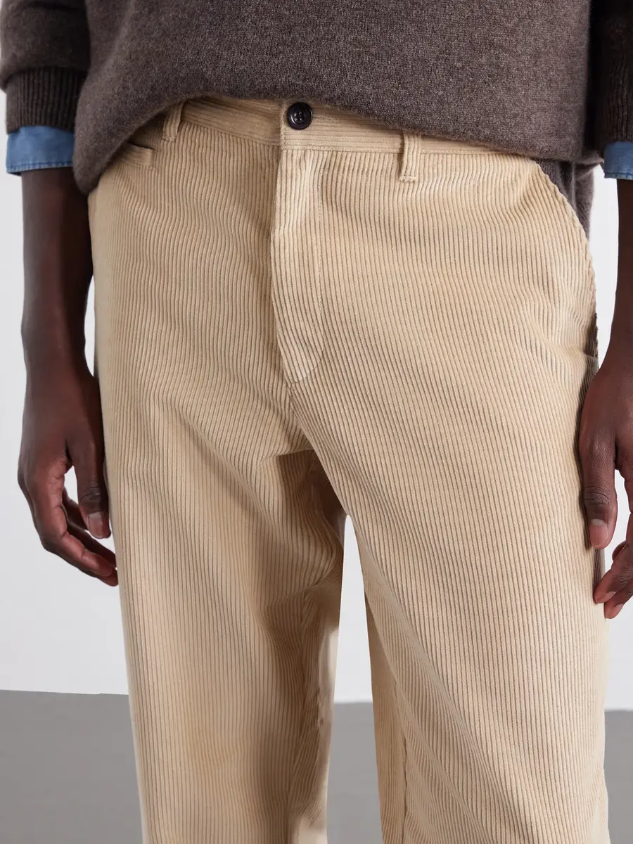 Portuguese Flannel Straight-Leg Cotton-Corduroy Trousers - Men | Thumbnail 5
