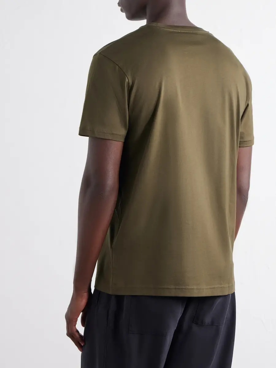 Sunspel Riviera Cotton-Jersey T-Shirt - Men | Thumbnail 4