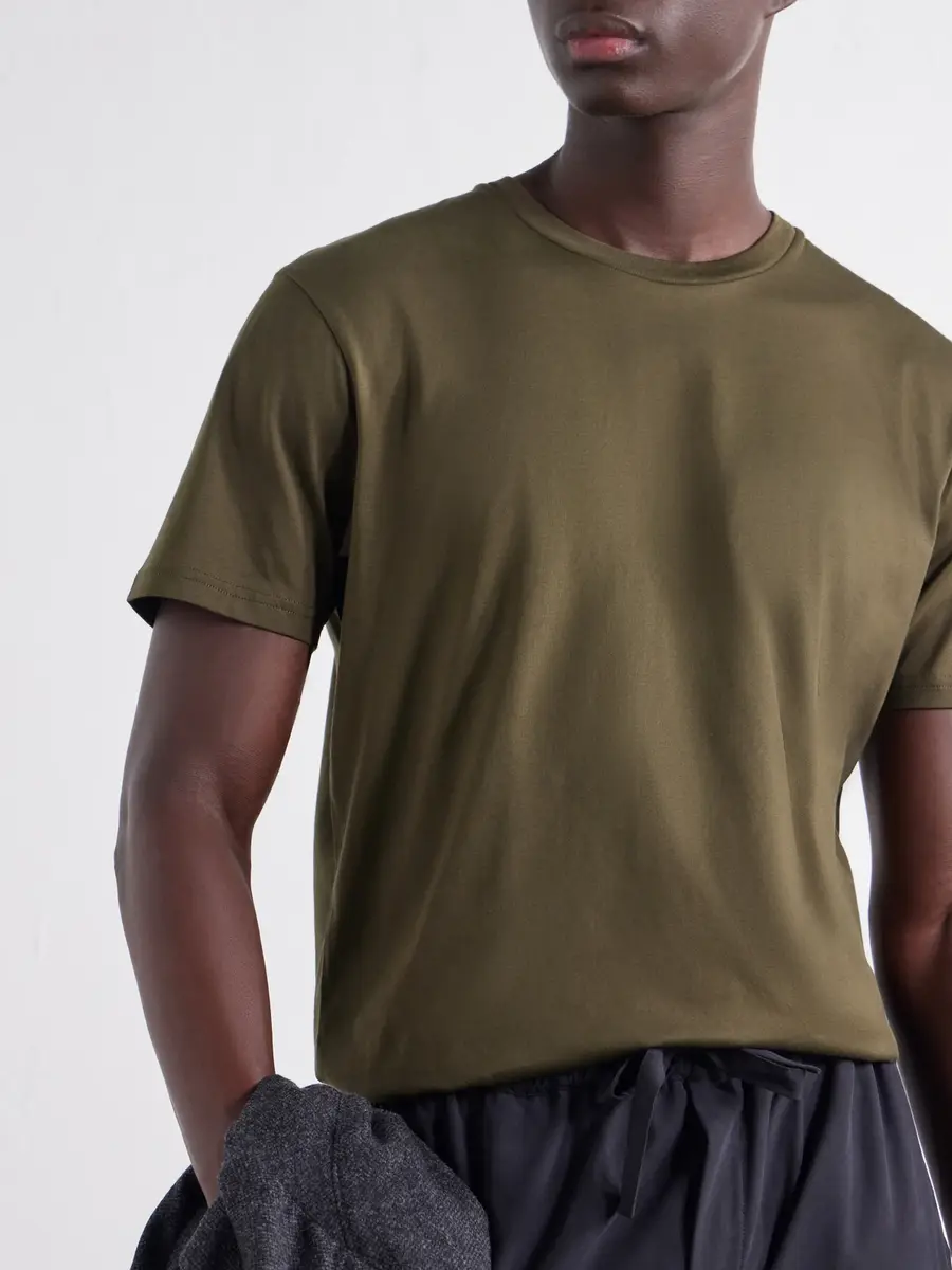 Sunspel Riviera Cotton-Jersey T-Shirt - Men | Thumbnail 5