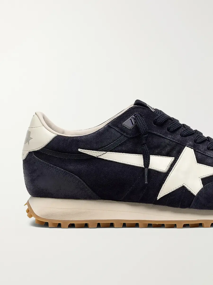 Golden Goose Marathon Suede and Leather Sneakers - Men | Thumbnail 3 Golden Goose Marathon Suede and Leather Sneakers - Men | Thumbnail 3