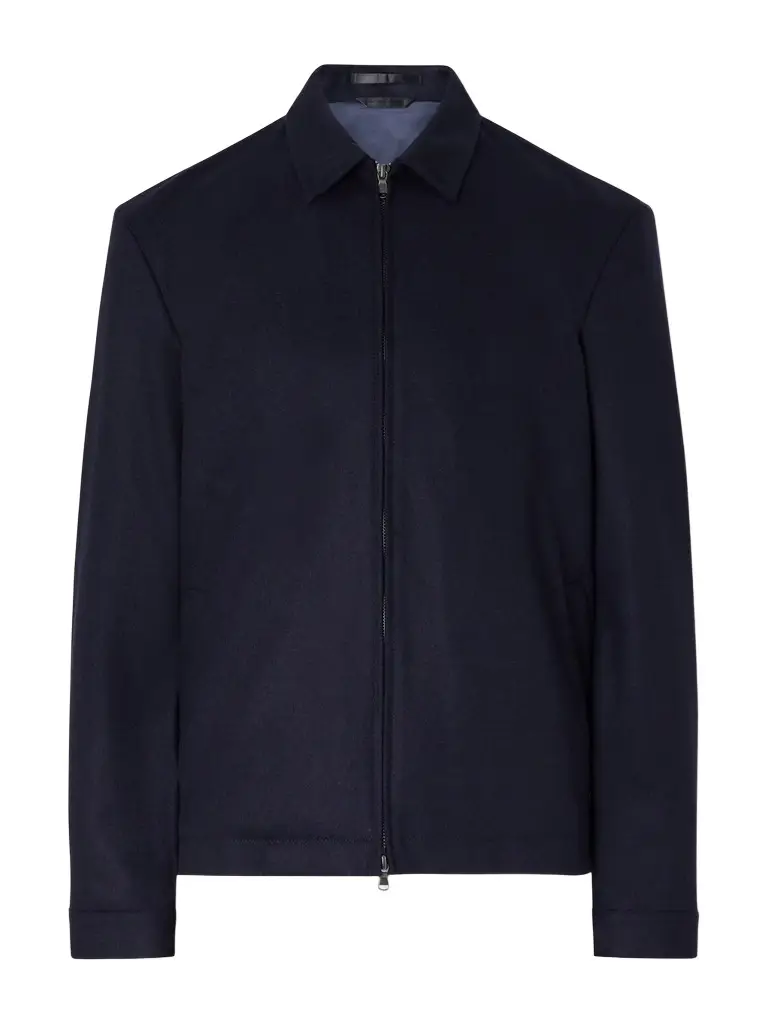 Sunspel Boiled Wool Bomber Jacket - Men