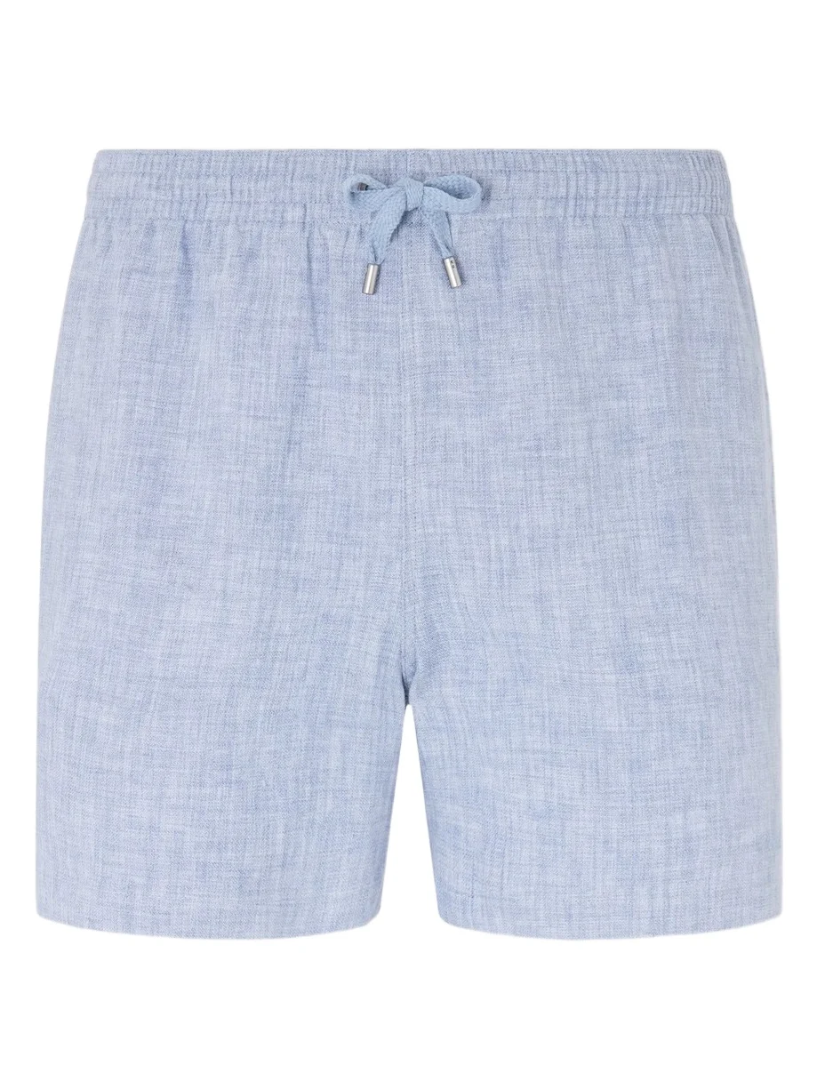 Amalfi Straight-Leg Drawstring Linen-Blend Shorts - Men Amalfi Straight-Leg Drawstring Linen-Blend Shorts - Men