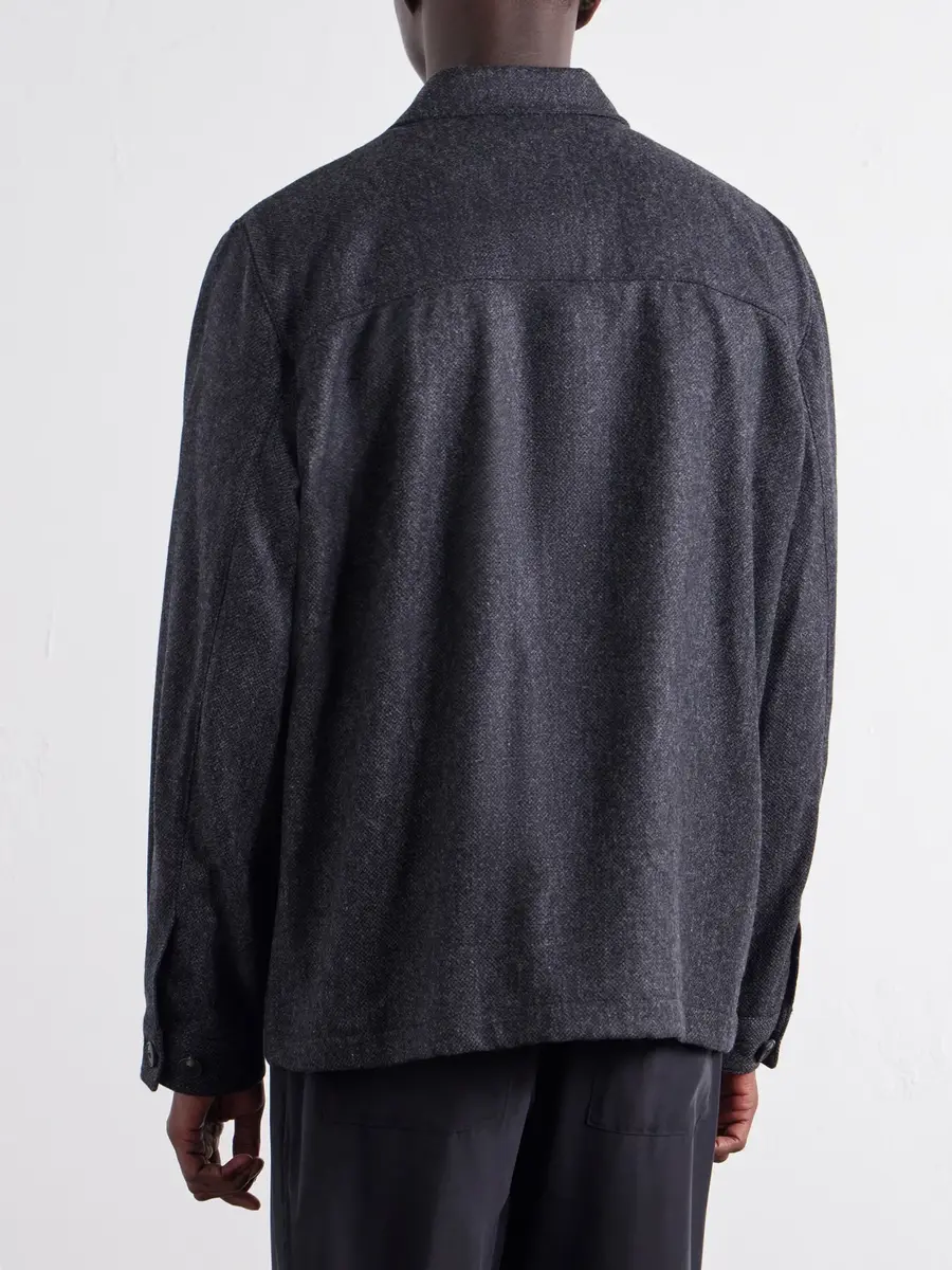 Sunspel Wool-Twill Jacket - Men | Thumbnail 4 Sunspel Wool-Twill Jacket - Men | Thumbnail 4